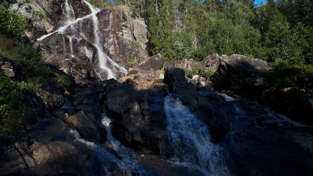 Elgåfossen Waterfall, Part 2, Halden,...