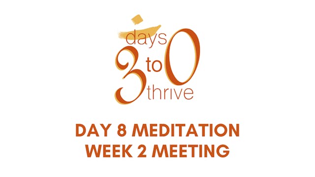 Day 8 Meditation - Week 2 Meeting wit...