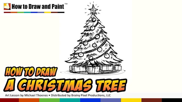 How to Draw a Christmas Tree