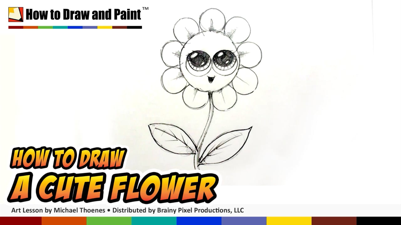 How to Draw a Cute Flower