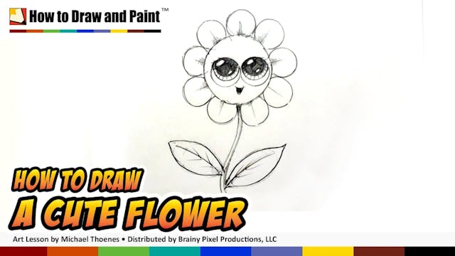How to Draw a Cute Flower