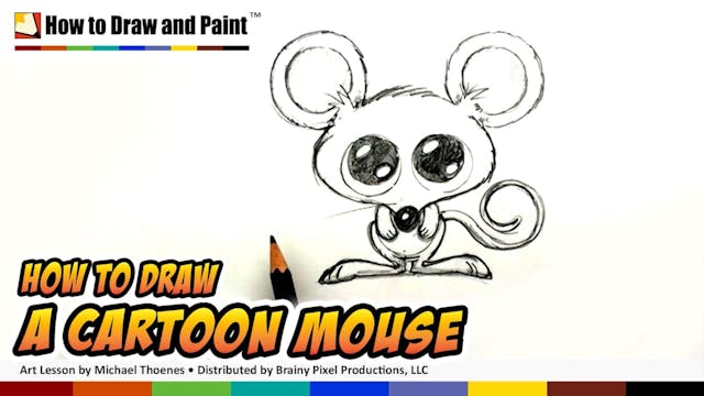 How to Draw a Cartoon Mouse