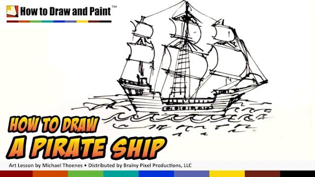 How to Draw a Pirate Ship