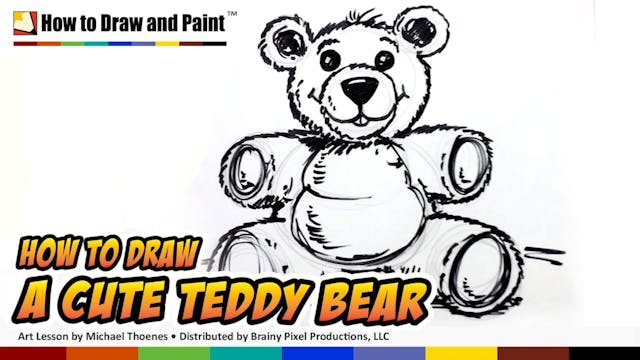 How to Draw a Cute Teddy Bear