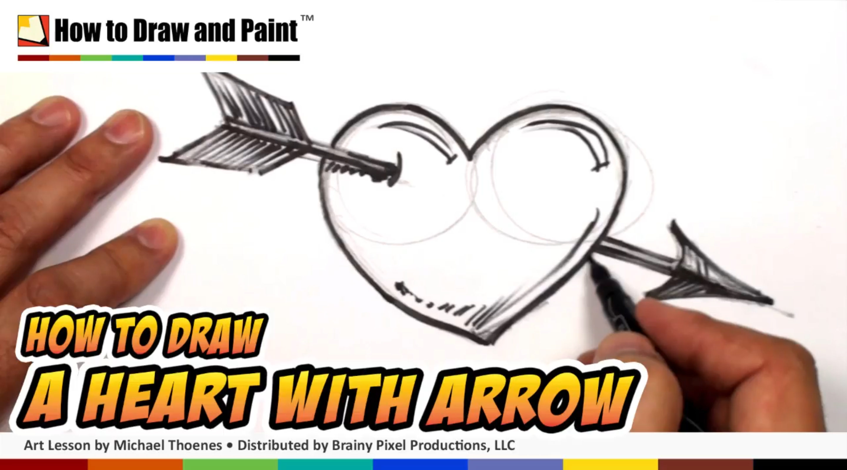 How to Draw a Heart with Arrow