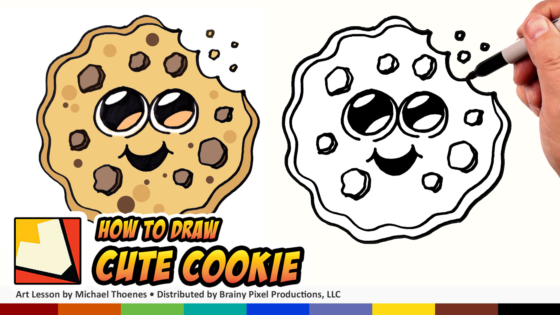 How to Draw Cute Cookie