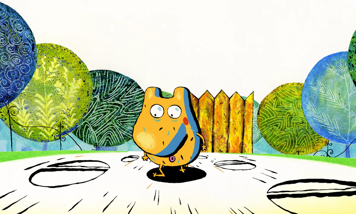 Patate et le jardin potager