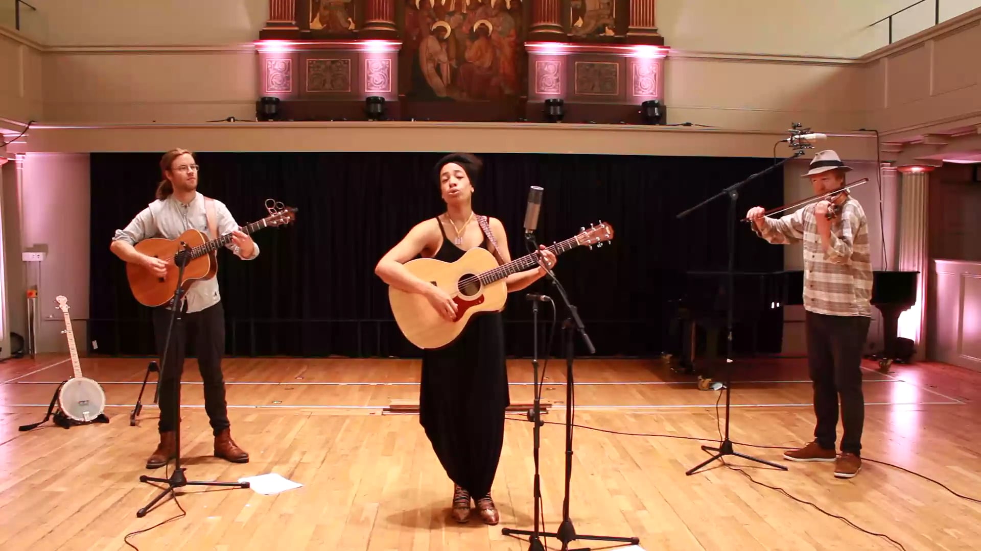 Lady Nade, Kit Hawes & Aaron Catlow at the Folk On Foot Festival 3: TOGETHER AGAIN