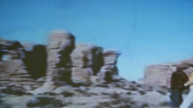 Vintage 1960s Couple In Desert (4K)