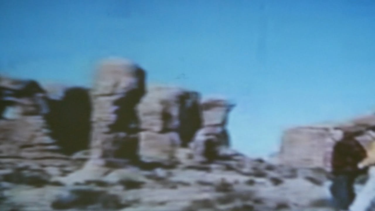 Vintage 1960s Couple In Desert (4K)