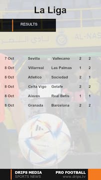 La Liga Spanish 10 Oct