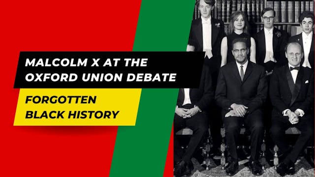 Malcolm X at the Oxford Union Debate