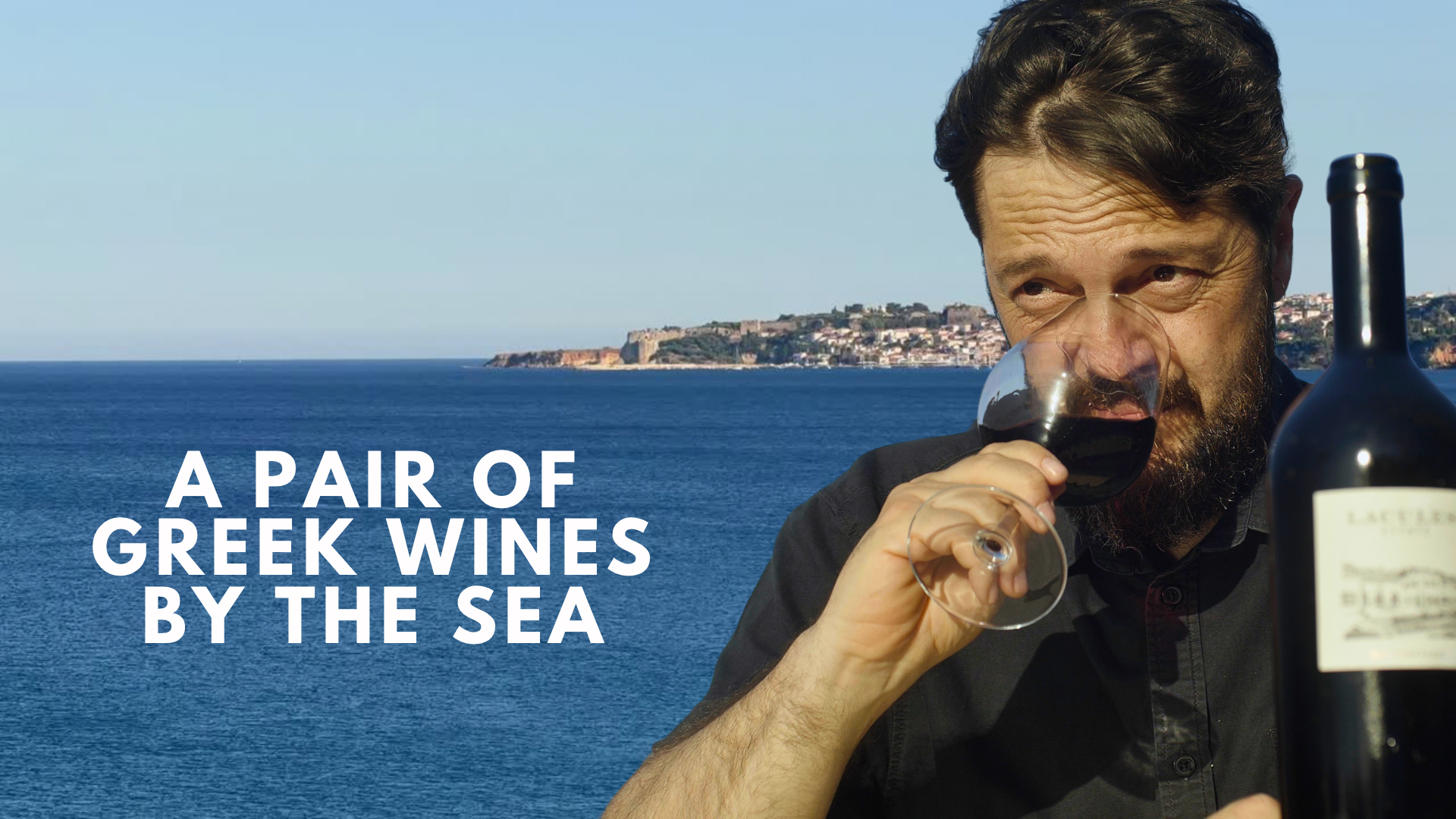 A Pair of Greek Wines by the Sea