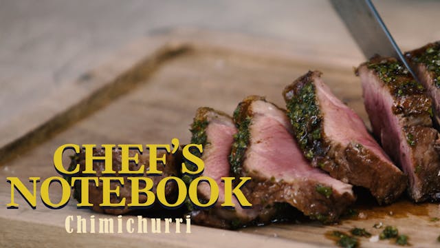 Chef's Notebook: Chimichurri