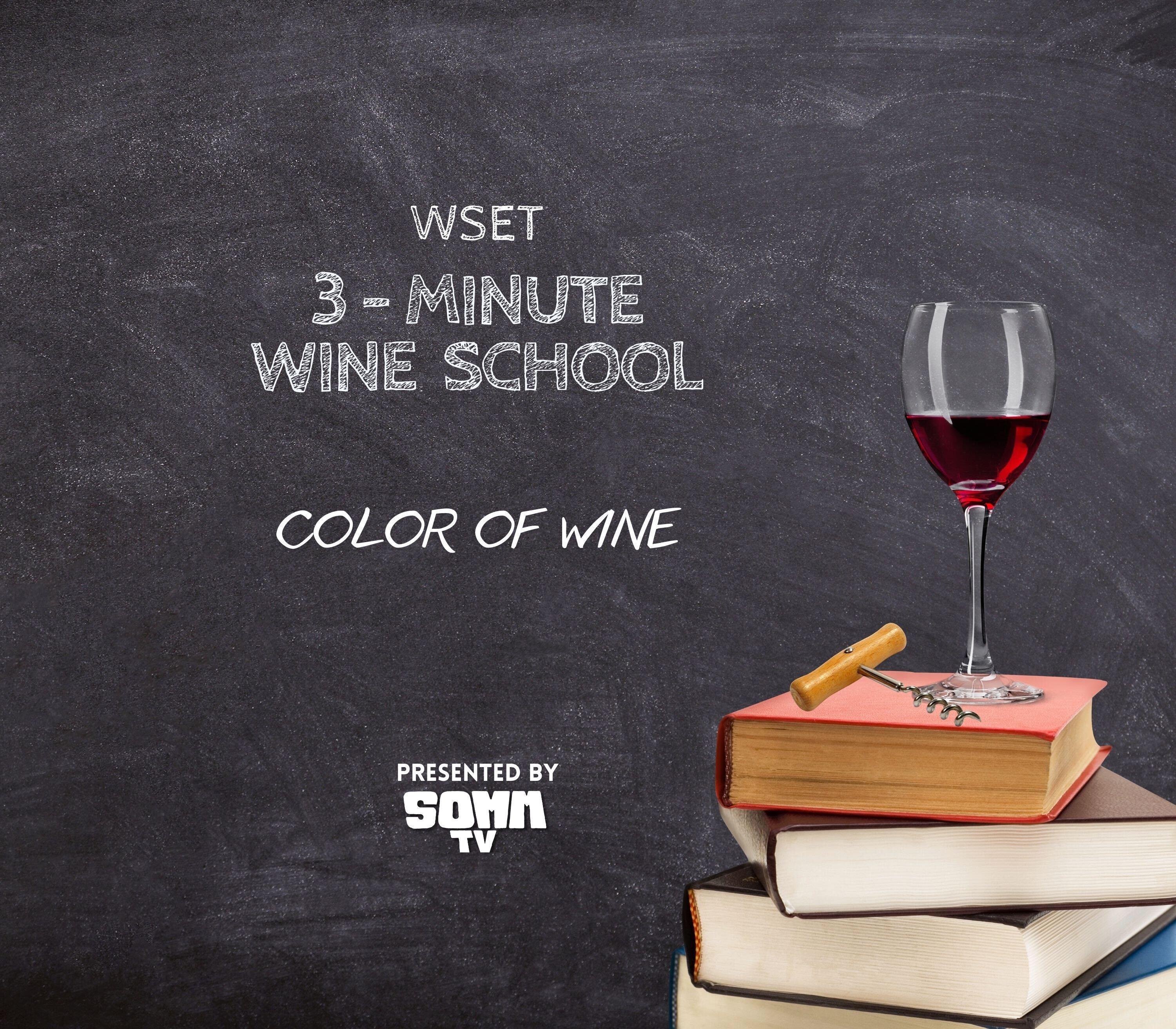 WSET 3 Minute Wine School: Color of Wine