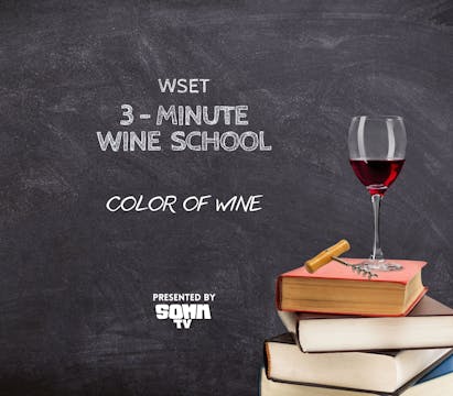 WSET 3 Minute Wine School: Color of Wine