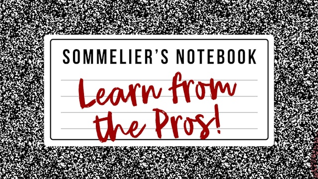 Sommelier's Notebook