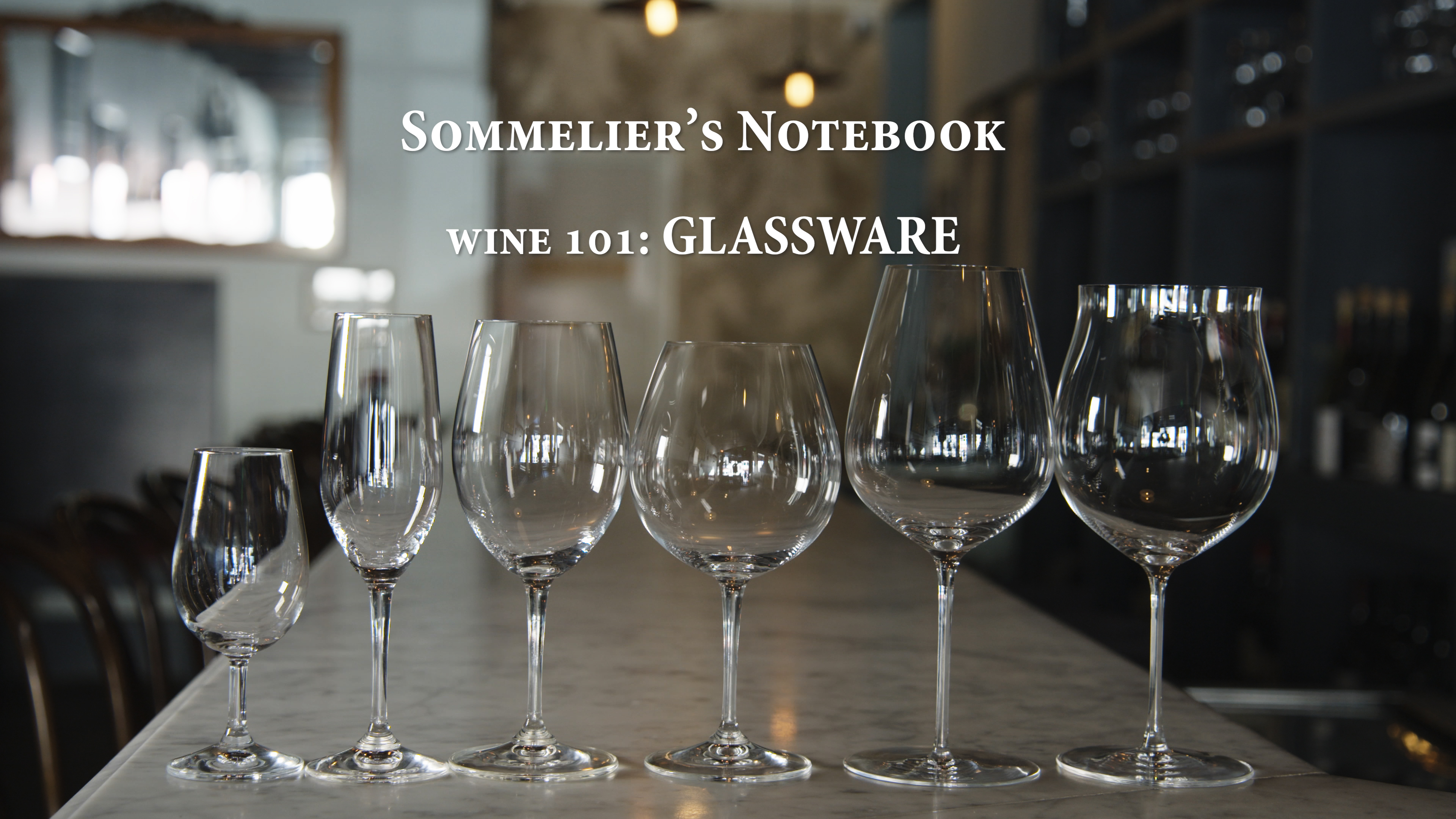 An Intro to Glassware
