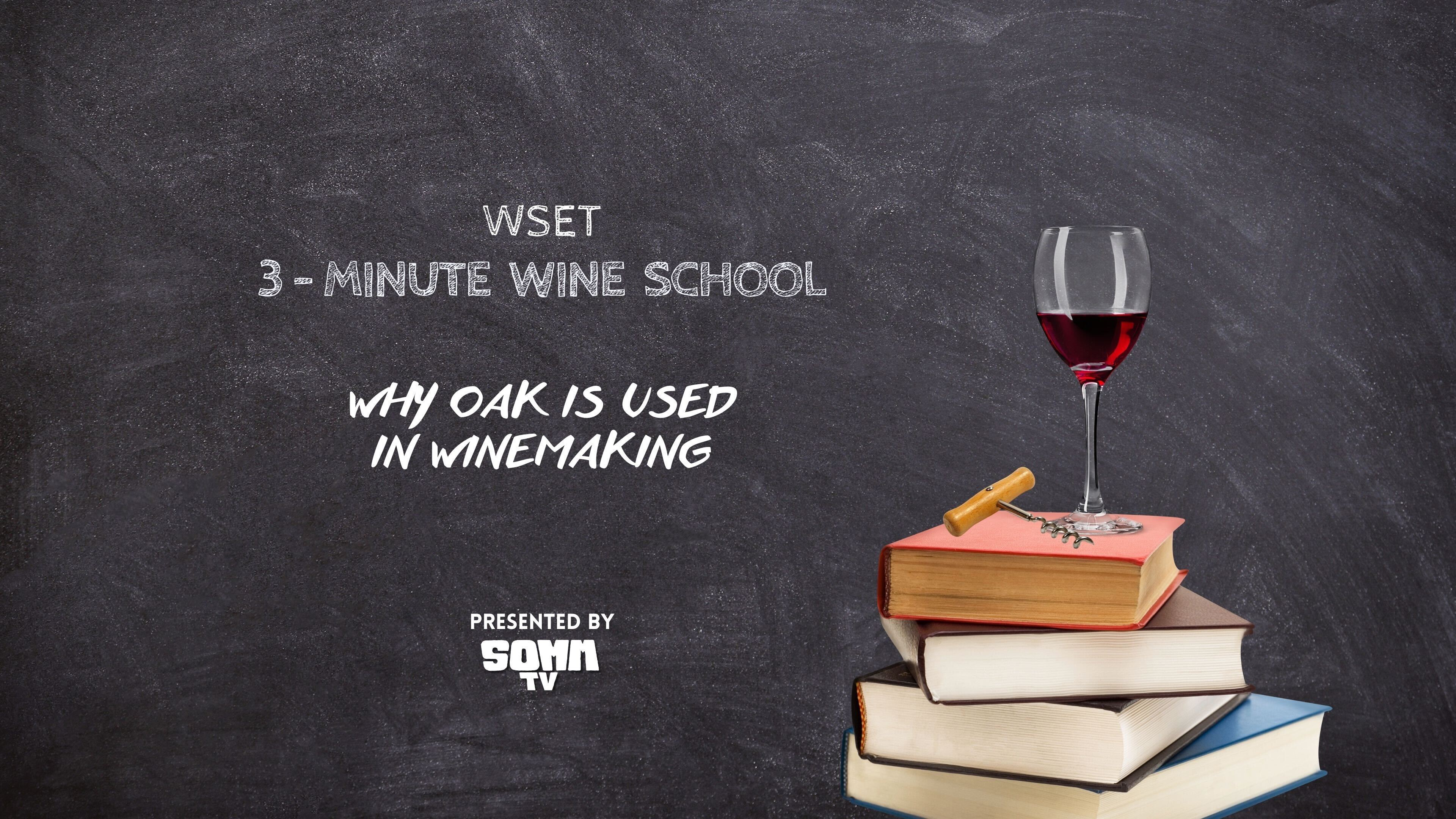 WSET 3 Minute Wine School: Why Oak is Used in Winemaking