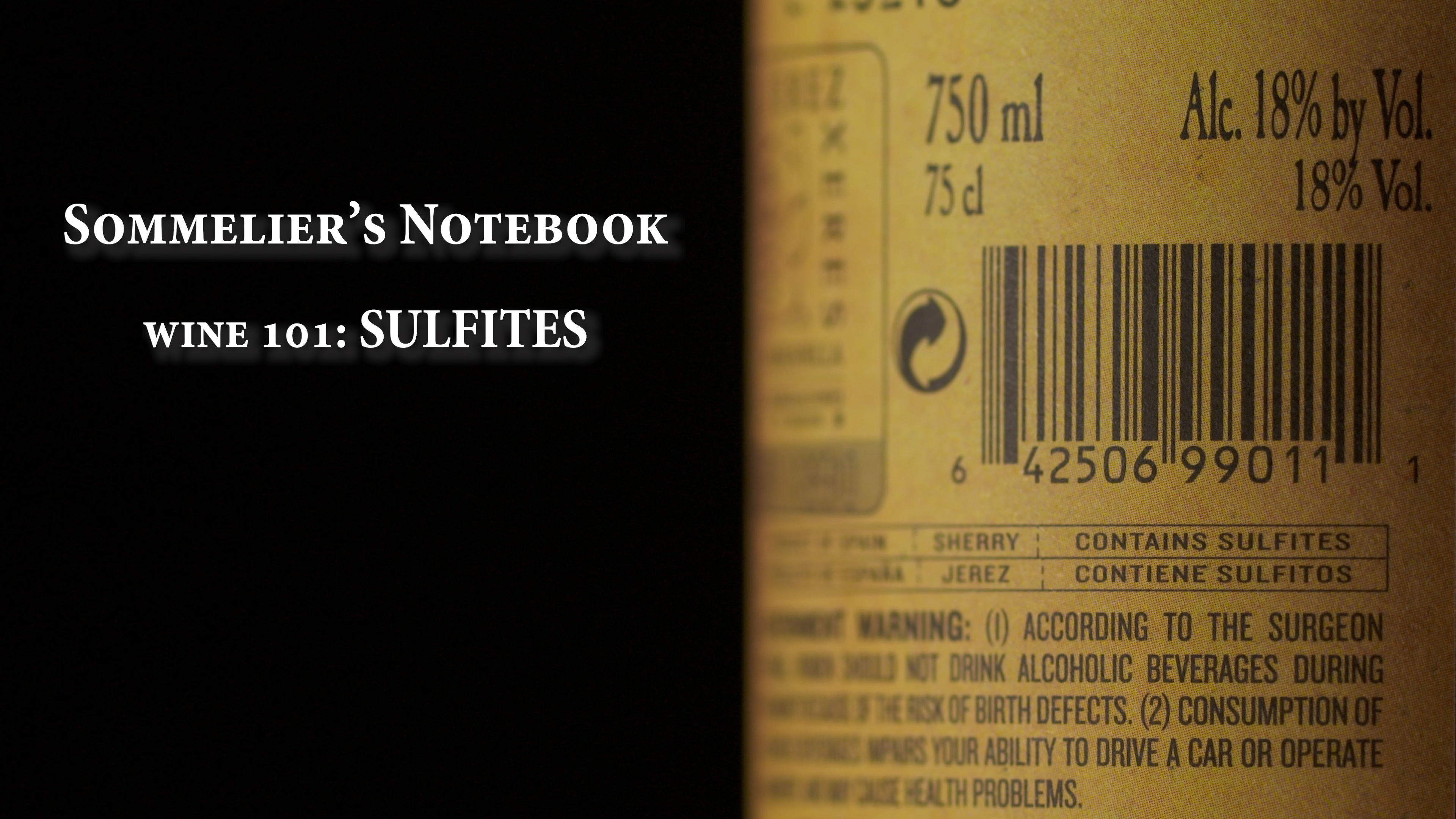 An Intro to Sulfites