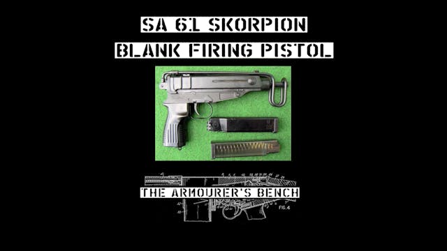 SA vz61 Blank Firing Pistol