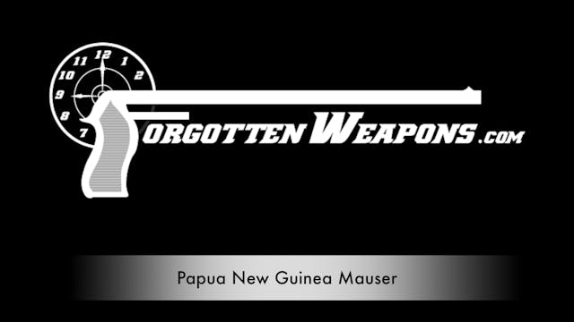 Papuan Vrijwilliger Korps Mauser Carbine