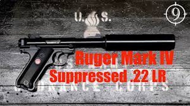 Ruger Mark IV Tactical Suppressed .22...