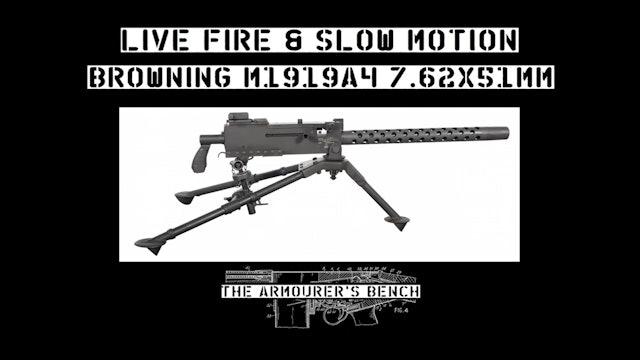 Live Fire: Browning M1919A4