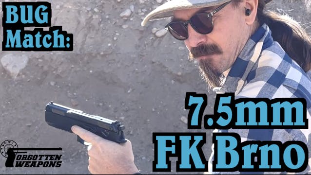 FK Brno 7.5mm at the BackUp Gun Match