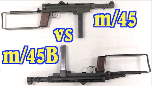 Swedish K Comparison: Model m/45 v m/45B