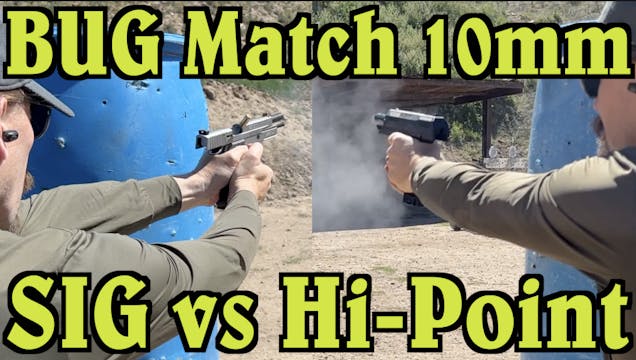 BUG Match: SIG P220 Elite 10mm vs Six...