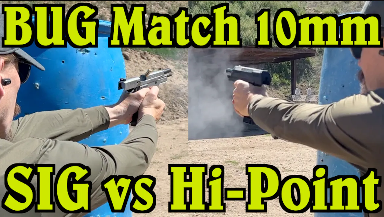 BUG Match SIG P220 Elite 10mm vs Six HiPoint JXP 10mms History of