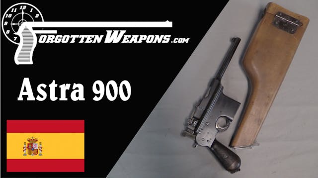 Spanish Astra 900 Stocked Pistol