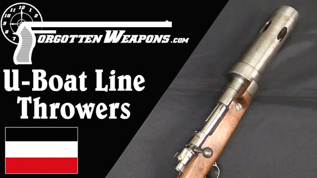 German U-Boat Line-Thrower Rifle Conv...