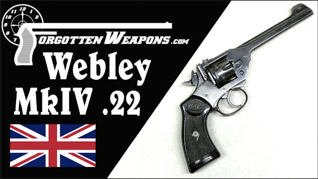 Webley .22 Target Model Mk IV Revolver