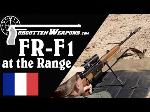 French FR-F1 Sniper Rifle at the Range