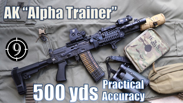 AK "Alpha Trainer" to 500 yds: Practical Accuracy [EO Tech EXPS 2-2 failure pt]