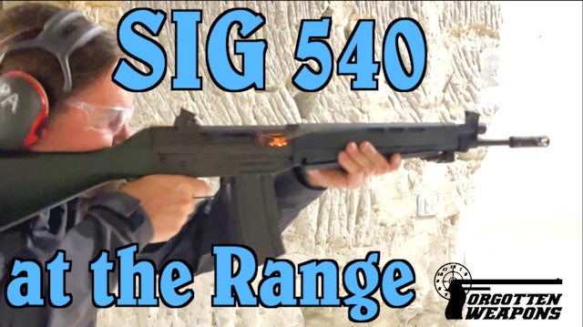 French SIG-Manurhin 540 at the Range