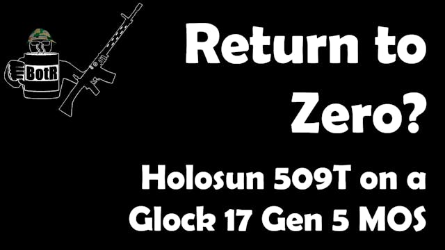 Holosun 509T on a Glock 17 Gen 5 MOS:...
