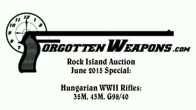 Hungarian WWII Rifles (35M, 43M, G98/40)