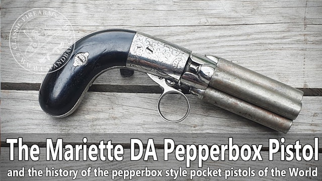 The Mariette double action pepperbox pistol