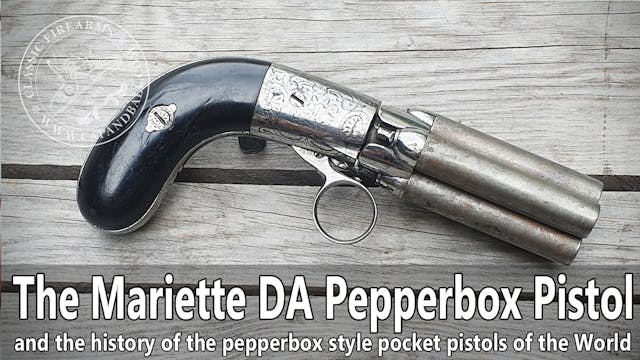 The Mariette double action pepperbox ...