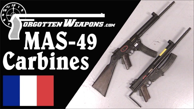 MAS-49 Carabine Mitrailleuse: A French Prototype Lever-Delayed Assault Rifle