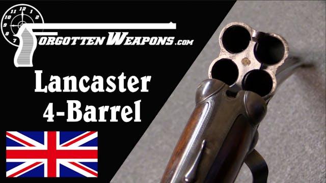 Lancaster Four-Barrel Shotgun With Do...