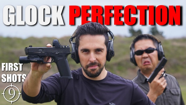 First Shots on a NYPD Police Glock (12lb Trigger) vs Timberwolf Gucci Glock 