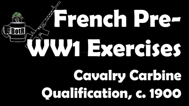 French Pre-WW1 Berthier Cavalry Carbi...