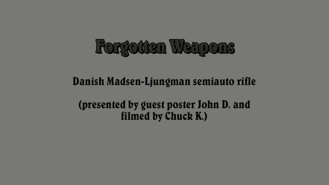 Madsen-Ljungman Semiauto Rifle