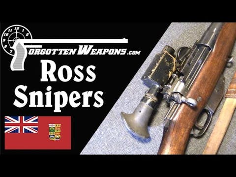 Canadian Ross MkIII Sniper Rifle with...