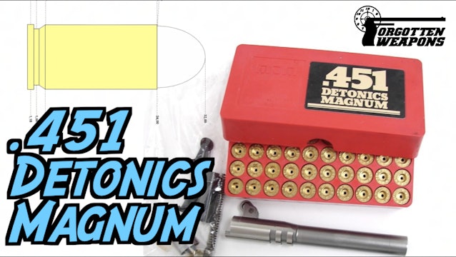 Cartridge History: The .451 Detonics Magnum is a Supercharged .45 ACP