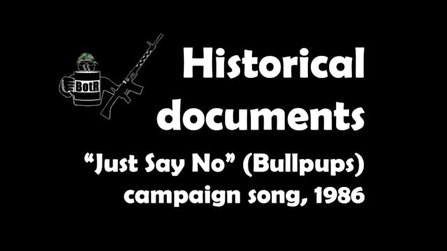 Historical Documents: "Just Say No" (...